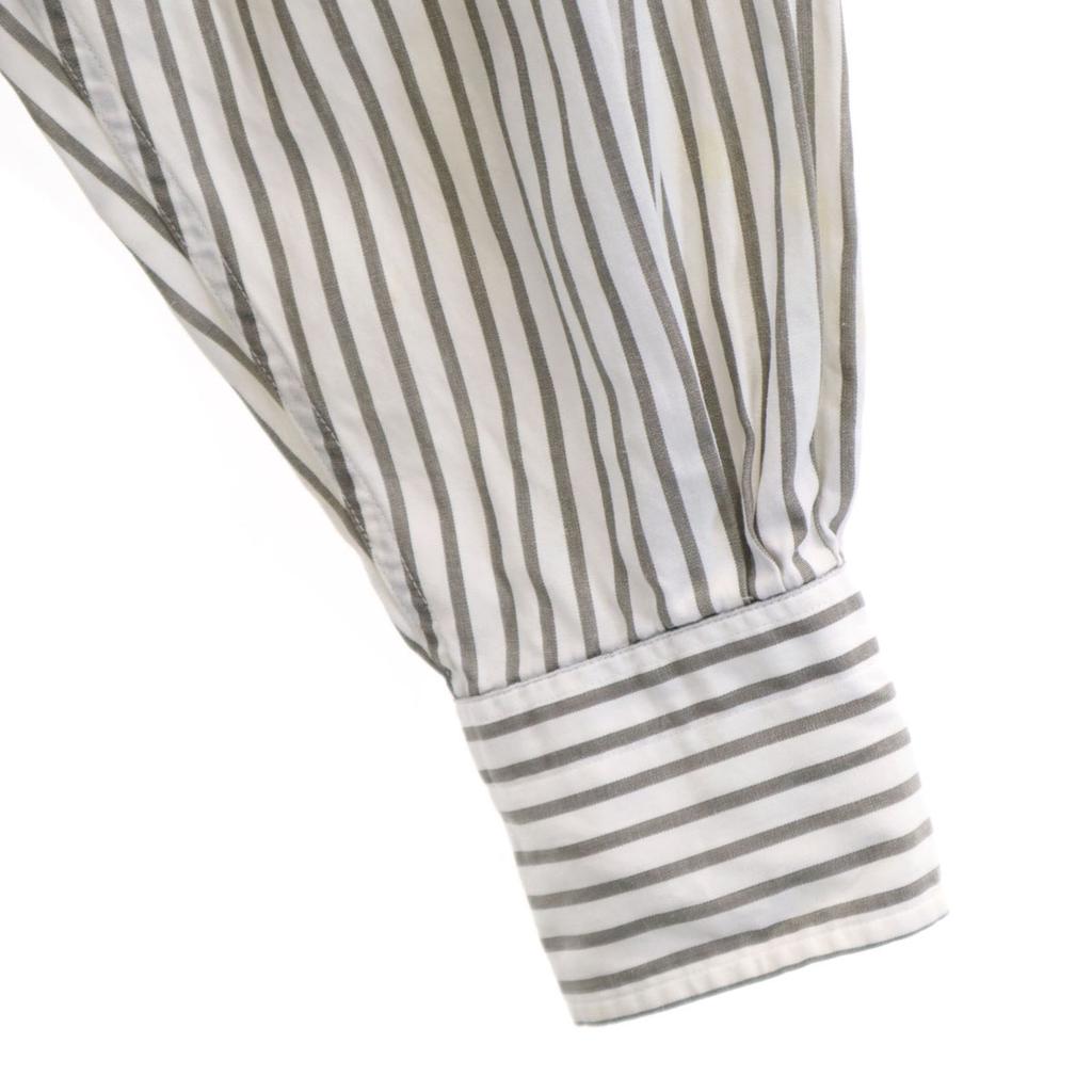 KENZO 90s Made in Japan Old Striped Pattern Long sleeve shirt 1 Gray Men's Used