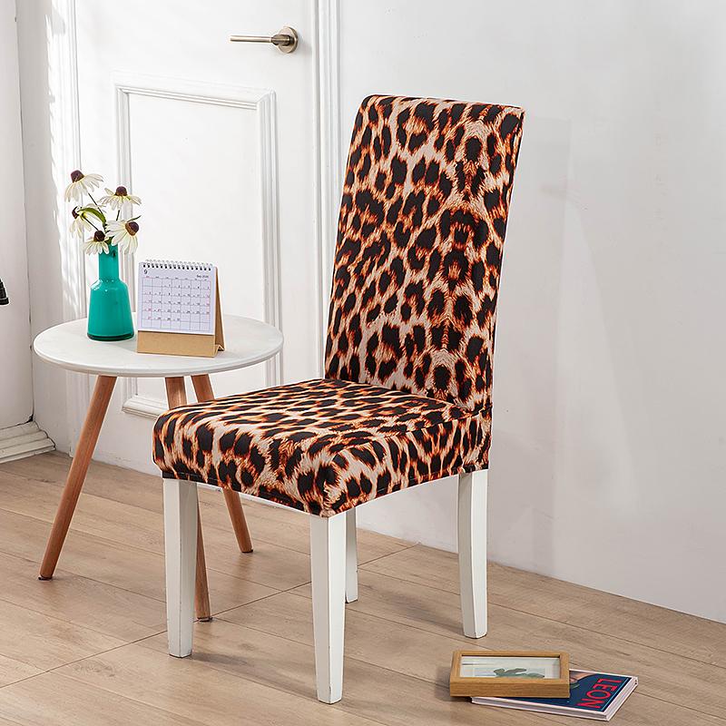 Big Elastic Dinner Chair Cover Stretch Printed Seat Chair Covers Slipcovers For Home Party Dining Room Office El Banquet 1Pc