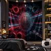 Wall Hanging Tapestry AC Milan Print Cloth for Living Room Bedroom Home Decor