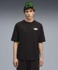 X Rib 'N' Dip Boxy Graphic Tee - Black / 632413-01