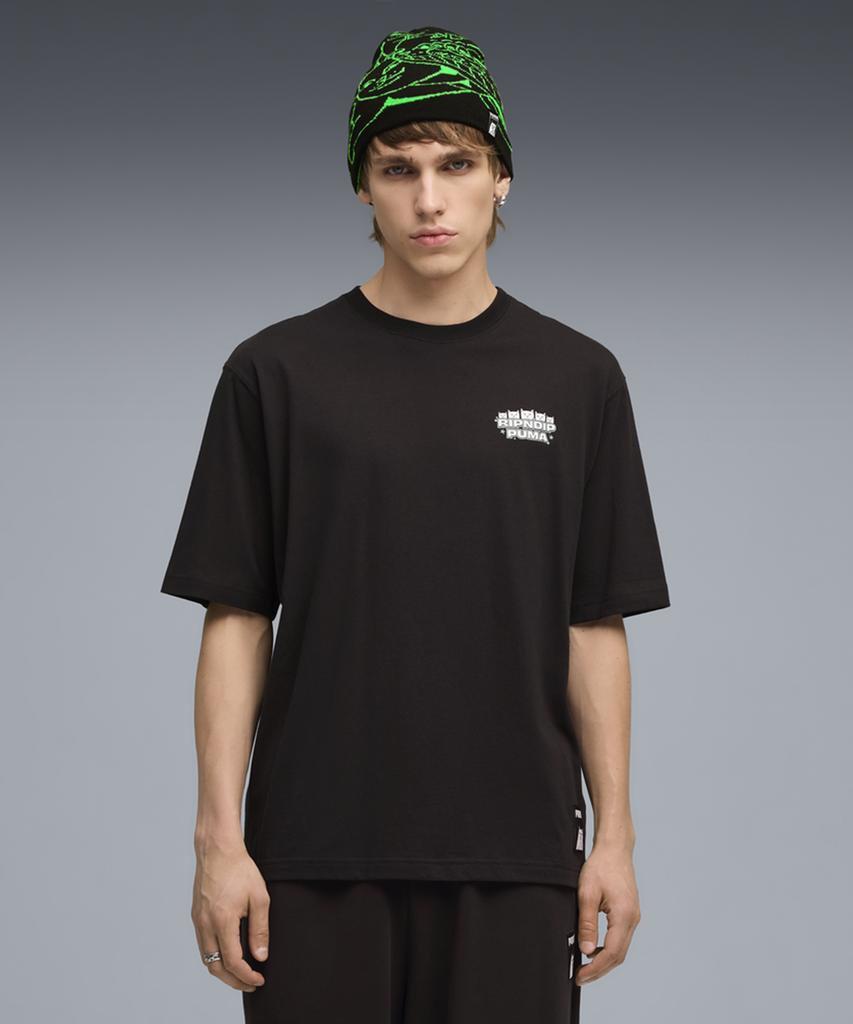 Puma X Rib 'N' Dip Boxy Graphic Tee - Black / 632413-01