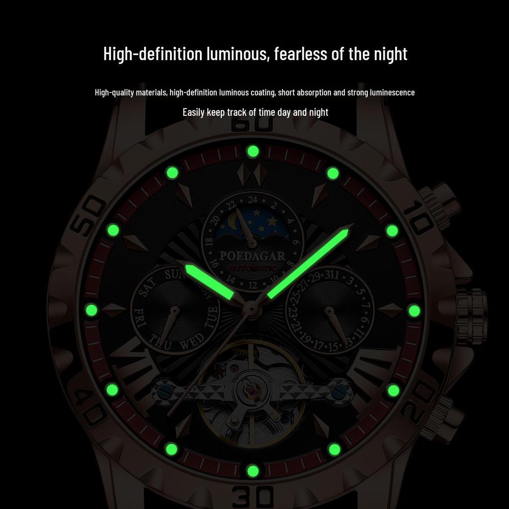 Swiss Men's Luxury Automatic Mechanical Watch – Fashionable Hot Seller