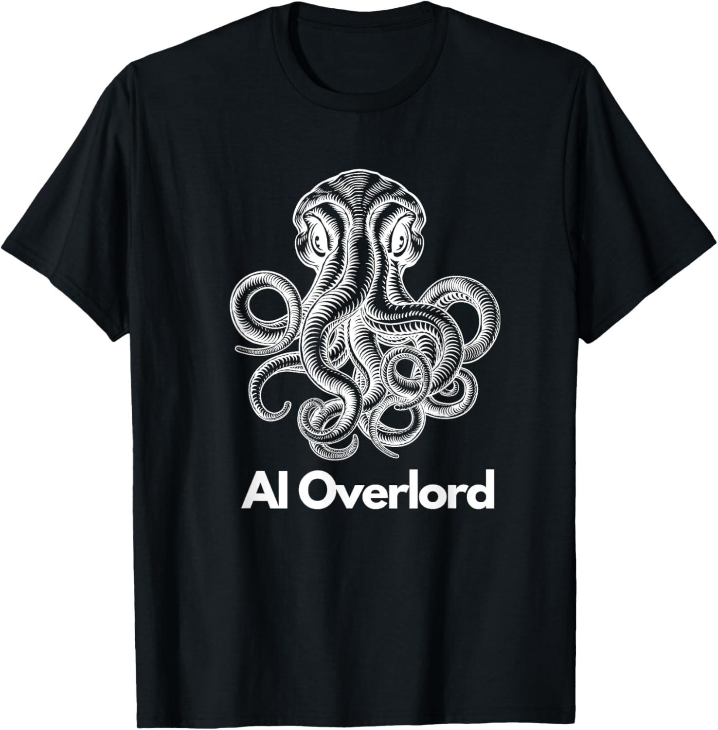 AI Overlord - Programmer Coding IT Humor T-Shirt S разноцветный