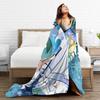 Cookie Run Kingdom White Lily Pure Vanilla Flannel Fashion Blankets  Novelty Throw Fashion Blanket for Sofa Bedding Lounge 200x150cm Ultra-S