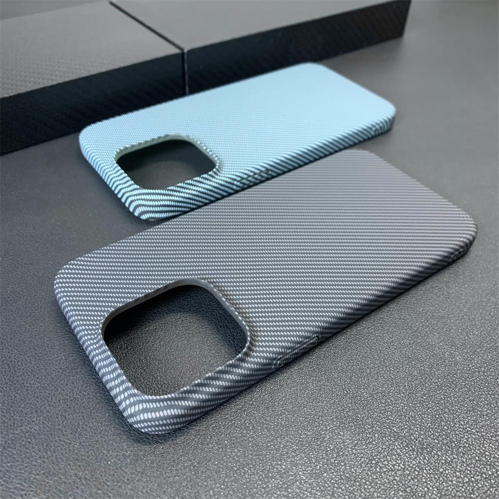 Contrast Carbon Fibre Pattern Matte Phone Case For iPhone 17 16 15 11 12 13 14 Pro Max Ultra Thin Hard Shockproof Cover