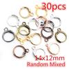 Kupferbeschichtete Ohrhaken (30-50 Stück/Beutel) für DIY Schmuck und Ohrringe Handgefertigte Materialien