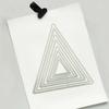 Nesting Triangular Cutting Dies Laciness Die Cuts 4.72'' x 4.37'' for Greeting Card Making DIY Scrapbooking Album Craf