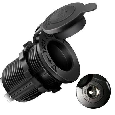 Car Cigarette Lighter Socket 12V-24V Waterproof Plug, Marine Yacht, Motorcycle, Truck RV ATV Power Socket Adapter