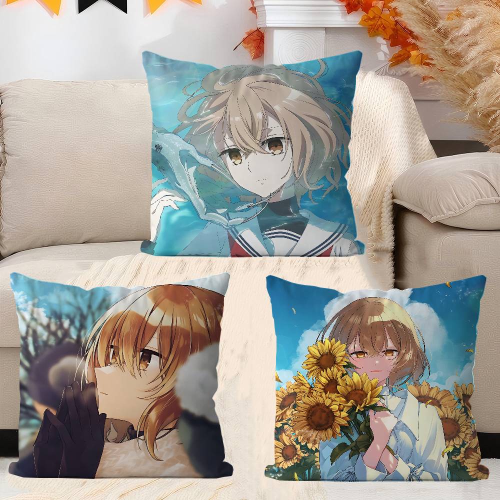 Yaotose Hinako Anime Kissenbezug Kissenbezug Wohnzimmer Sofa Heimdeko Kundenspezifisch