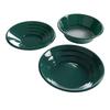 Gold Panning Kit 14 and 15 Inch Round Pan 13.8 Inch Sieve Outdoor Gold Prospecting Collection Tools Green