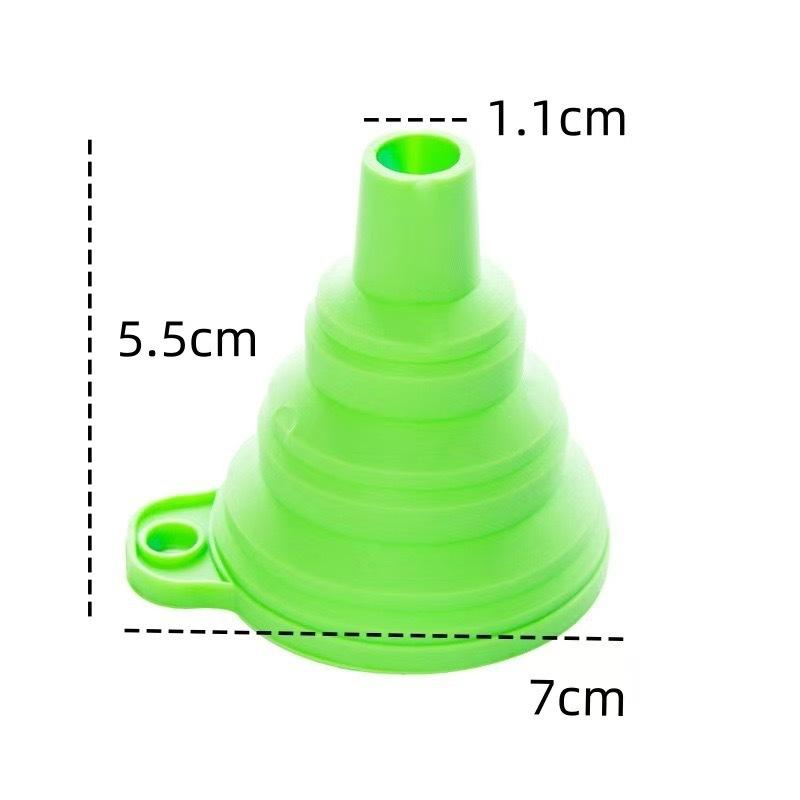 Silicone Collapsible Funnel Food Grade Material Space Saving Design For Kitchen Liquid Transfer Pouring Oil Water Sauce