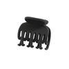 4cm Milk Coffee Hair Claw Clip - Frosted Small Shark Clip for Women's Updos