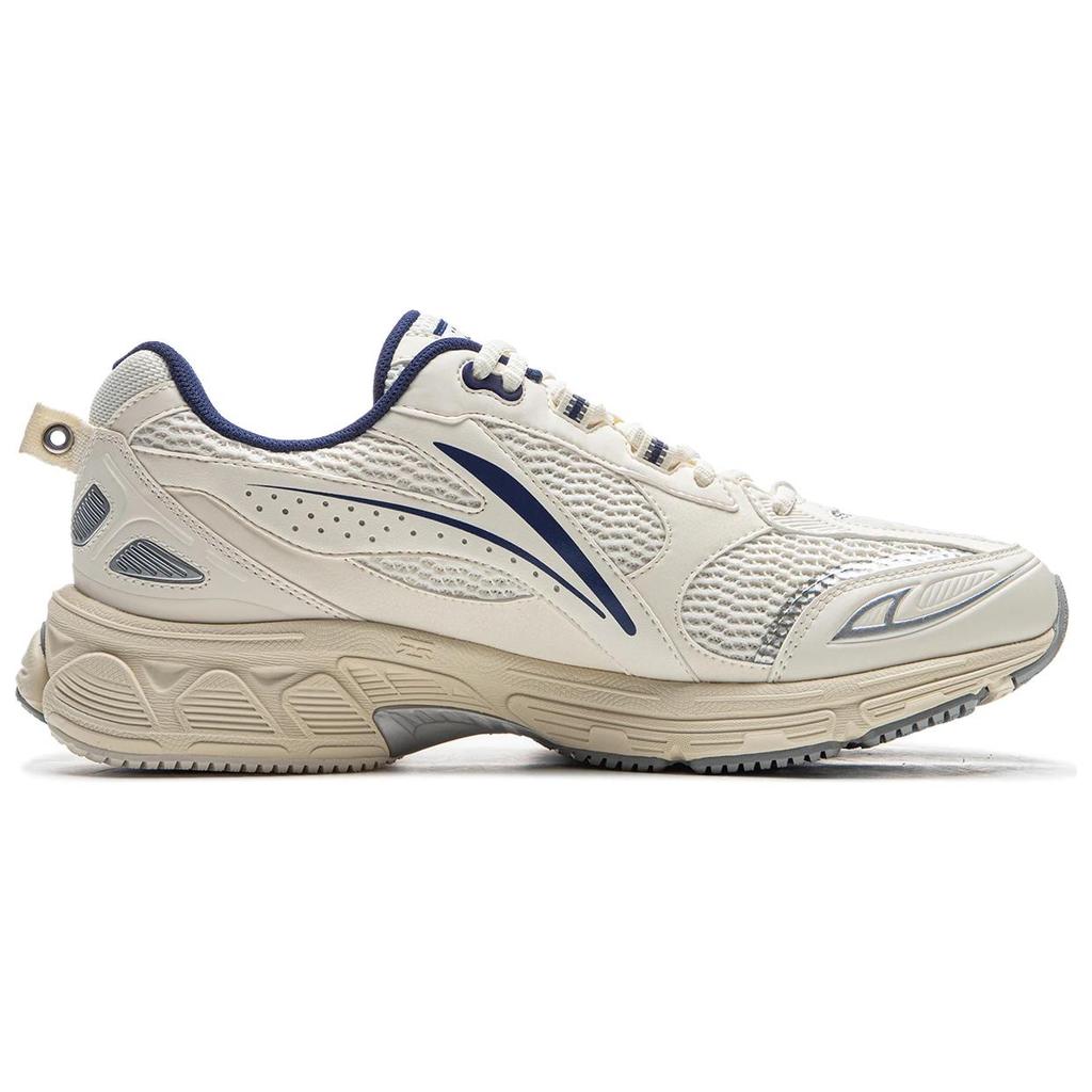 Li Ning Fuyiao 2.0 Comfortable Retro Synthetic Leather Non-Slip Wear-Resistant Breathable Low-Top Casual Running Shoes Men Sneaker ARXU001-9