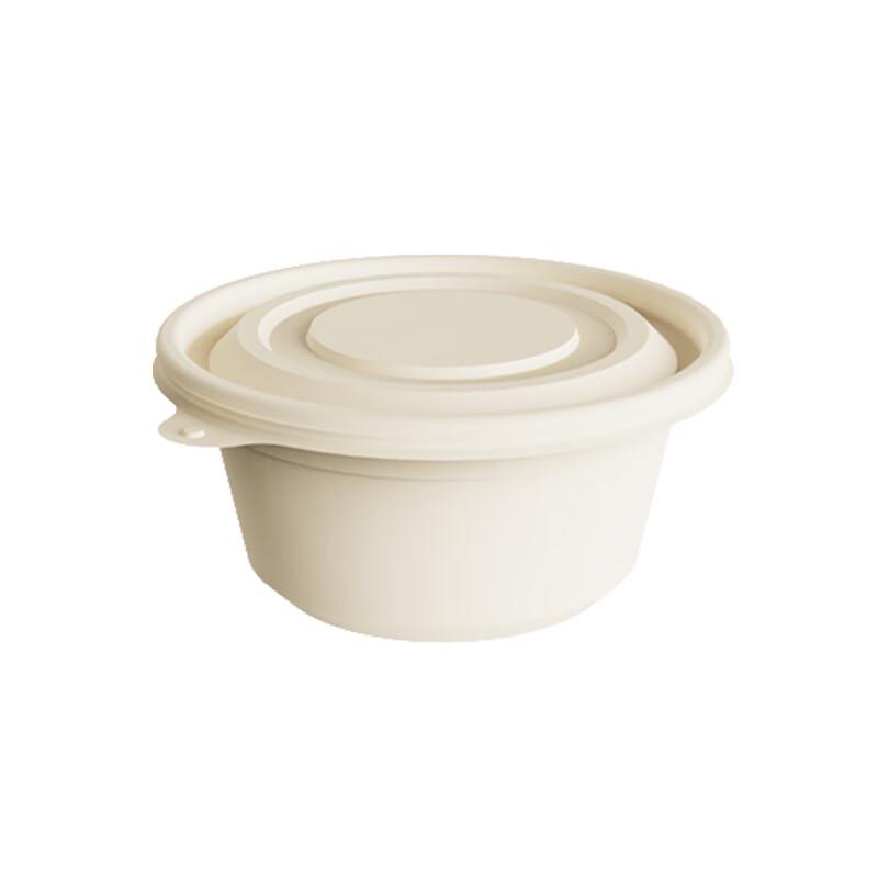 Chengshuo 450ml Round Biodegradable Corn Starch Disposable Food Container