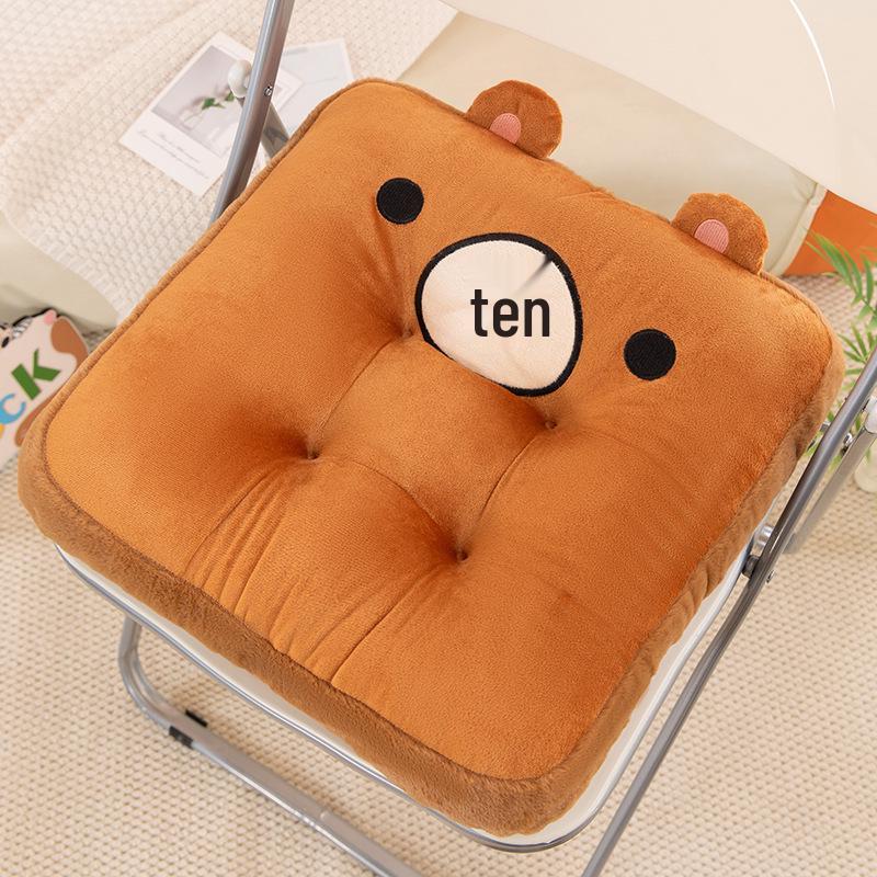 Cartoon Plush Chair Pad for Kids - Height Boost & Comfort