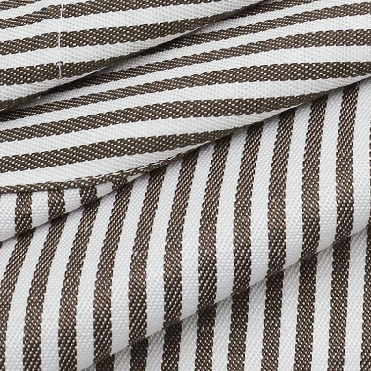 Polyester Striped Apron Adjustable Neck Tie with Two Front Pockets For Gardening Cooking Restaurant Work And Home Chores