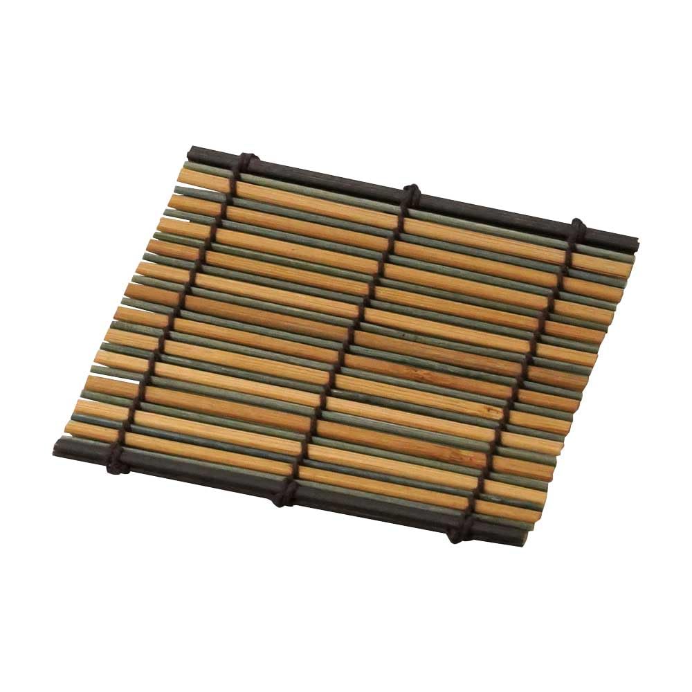 Yamako Youbi Kyoto Bamboo Reed Coaster (Oxidized/Gray) 12490