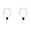 Wine Bottle Glass Topper Drink Directly From the Bottle,Crystal Transparent Shot Glass Cup Wine Decanter with Cork