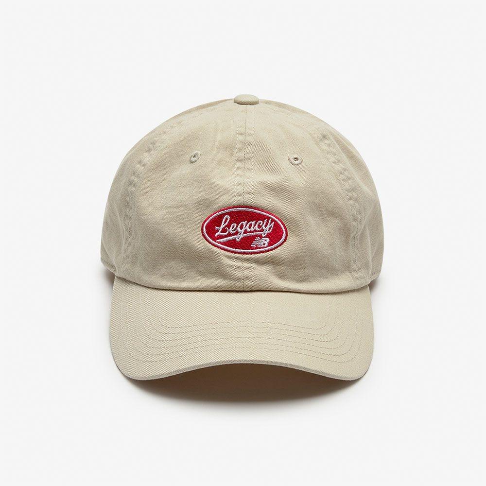 New Balance Nbgdfs1110 Small Logo Legacy Ball Cap  Beige 
