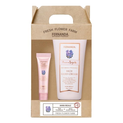 Fernanda Nail Treatment & Rich Hand Cream Gift Set Maria Rigel (6g + 50g)