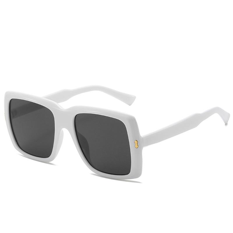 JYL Sunglasses Oversized Square Cross Border Uv Protection Rivet Use 9073 A-18304
