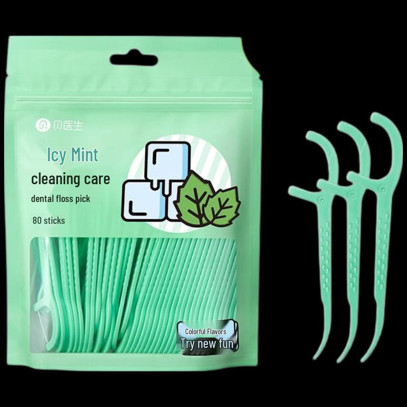 Dr. Bei Fruit & Mint Dental Floss Sticks