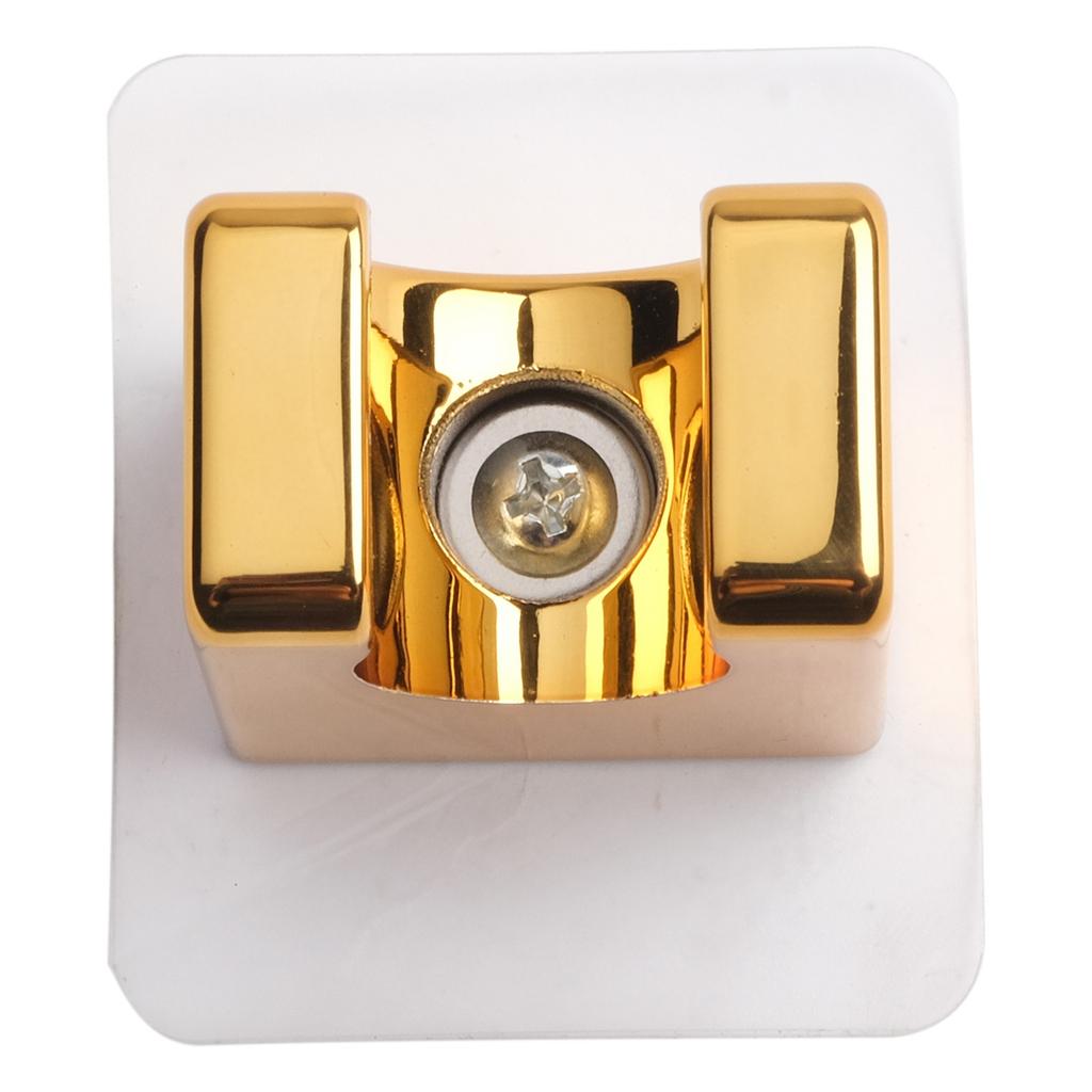 Secure Attachment Punchfree Shower Head Holder for Round and Square Heads