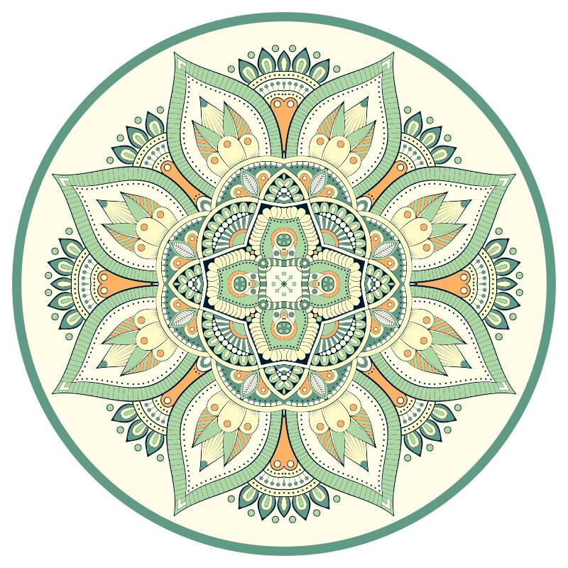Bojue 1.4m Portable Suede & Rubber Yoga Mat