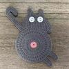 Funny Crochet Coaster Non-slip Mug Rug Cute Cat Butt Coast  Home Supplies
