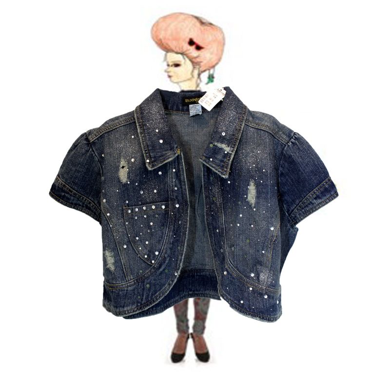 

Clearance Plus Size New Arrival Export Chubby Girl Slim Looking Light Diamond Hole All-Match Vest **room bright drill vest XIA(9 word house.) 3X