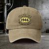 1 Vintage Washed Hat, A Must-Have Baseball Cap For Men'S Travel From The Vintage Limited Edition 1946, A Fashionable Daily Wear