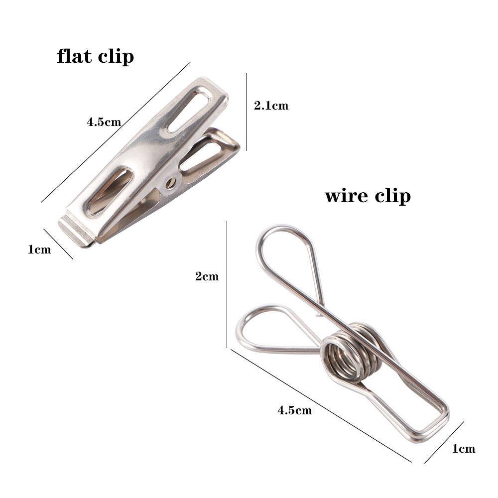 Household Clothes Storage Bathroom Accessories Clothing Clamps Clothespin Sealing Clip Spring Pegs