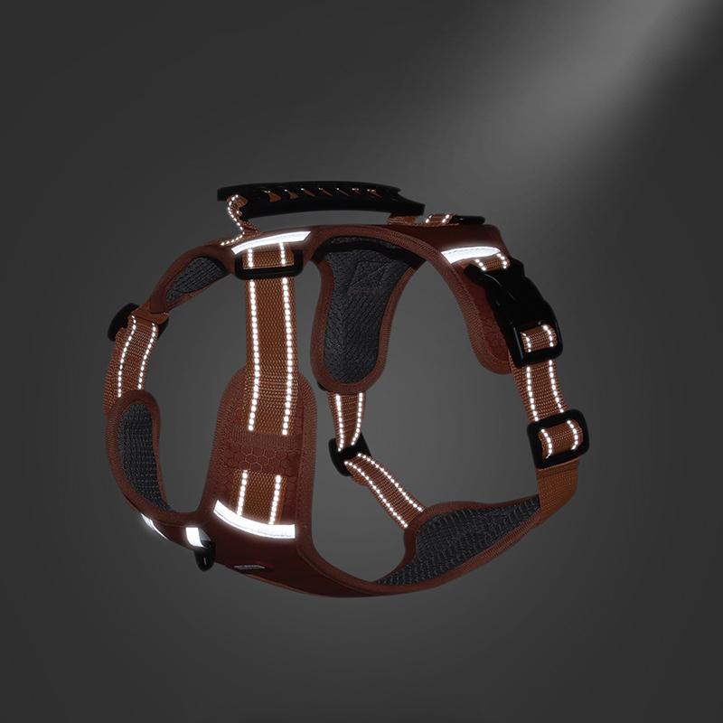 Reflective No Pull Dog Harness with Handle Breathable Adjustable Easy Control Pet Vest for Small Medium Large Dog Pettorina Cane