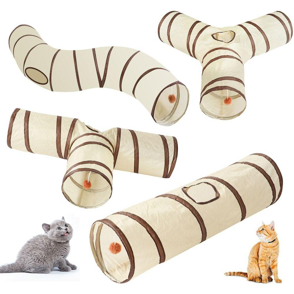 Breathable Cat Tunnel Tube Foldable Pet Fun Play Toy Portable Rabbit Guinea Pig Tent  Rabbit