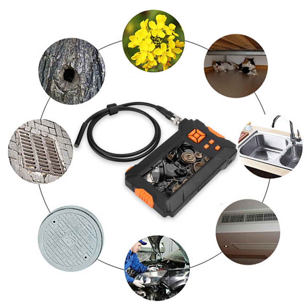 4.3in Color LCD Display 1920x1080P 4CM 500CM Focal Length Camera 70 degrees Viewing Endoscope1 Meter