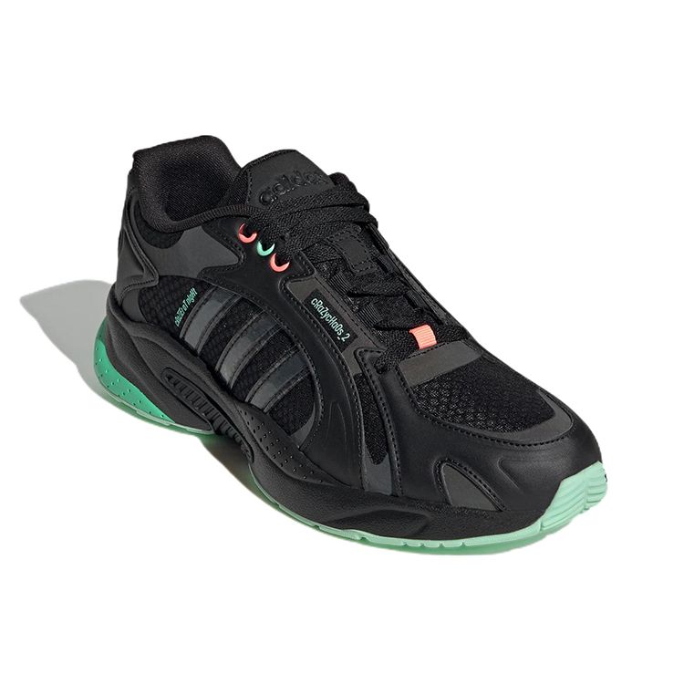 Adidas Neo Crazychaos Shadow 2.0 Fabric Leather Mesh Sports Durable Low-Top Lifestyle Shoes Unisex sneaker Black HP7483