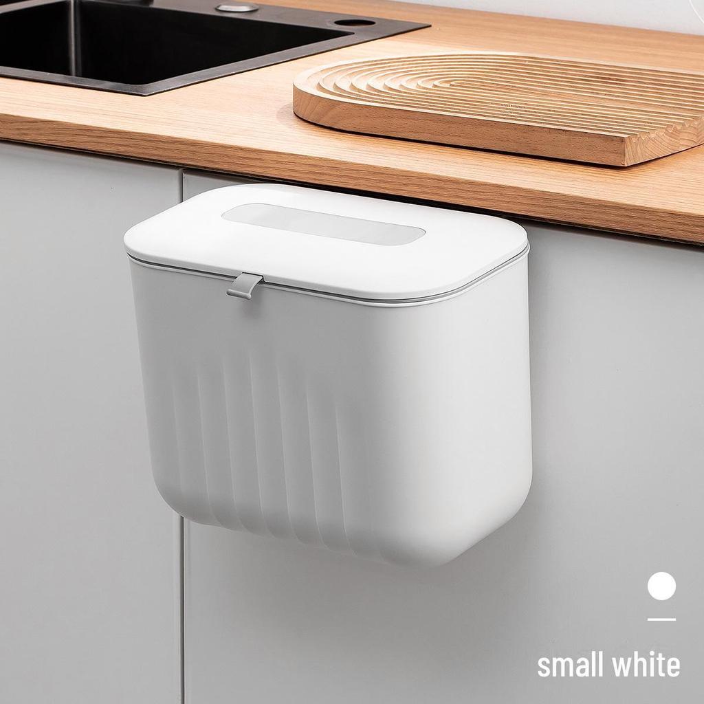 25 nových nástěnných odpadkových košů: Bez děrování, obousměrné víko, silikonová rukojeť, materiál PP