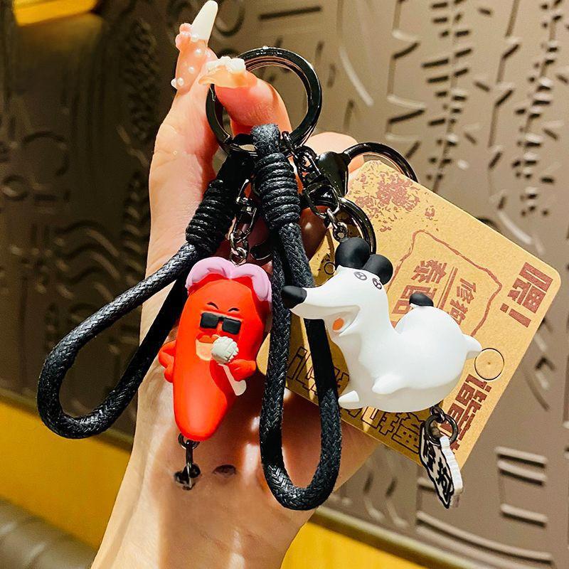 Taikool Cartoon Resin Dog Keychain Ideal For Friends Kids And Ones Loved