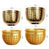 1Pcs Wealth Attracting Pure Brass Cornucopia Small Mini 4.5-7cm Baifu Rice Cylinder Auspicious Surface Polished Baifu Jar Cup