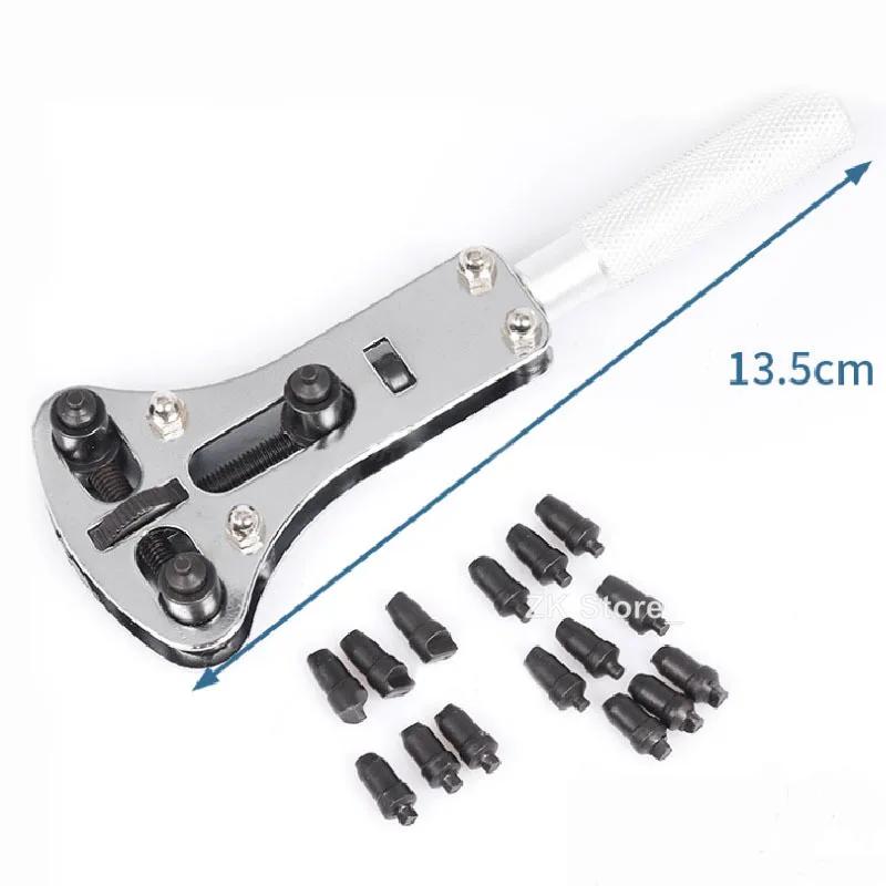 Watch Case Opener Adjustable Screw Back Remover Wrench Repair Tool Kit Part Maintenance Bottom Cover Rear Replace Battery
