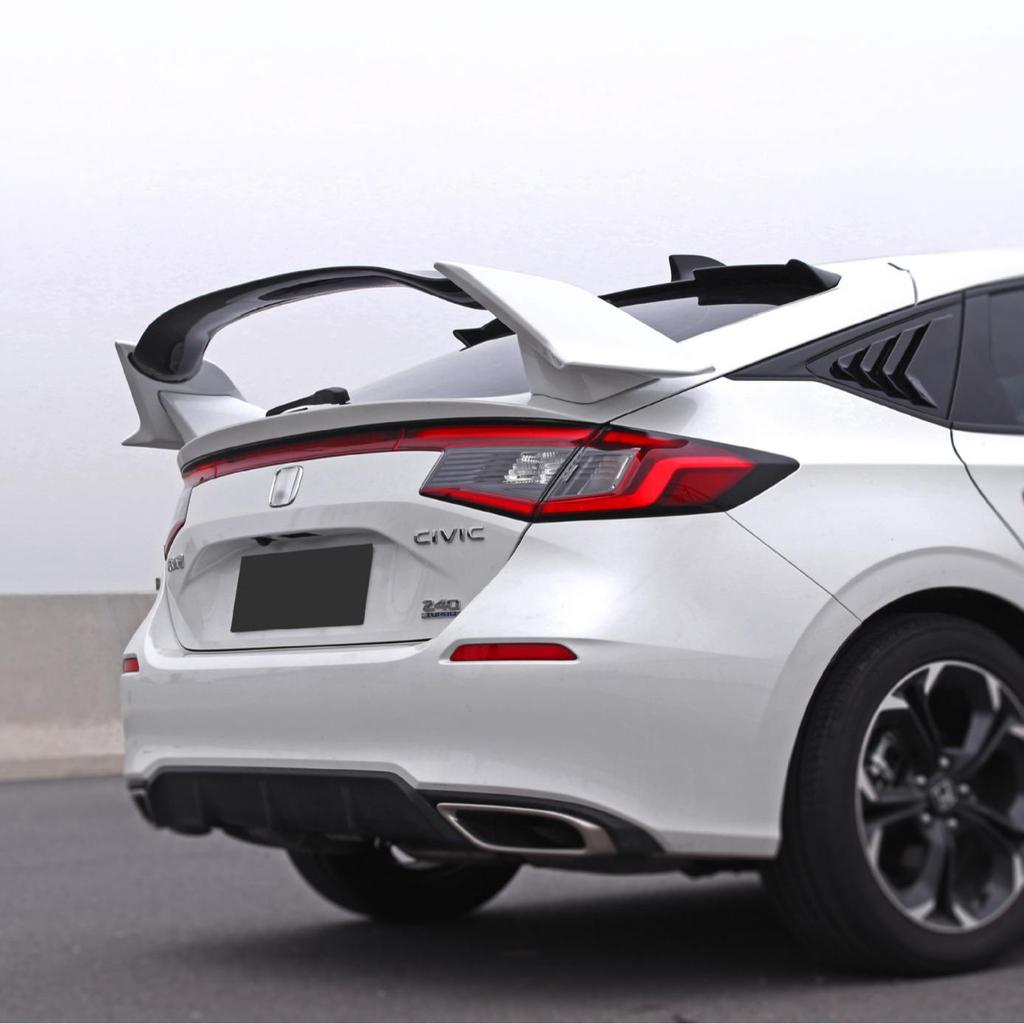 Κομψό Κιτ Τροποποίησης για Civic Hatchback 2023: Πίσω Αεροτομή TR, Εμπρός Διαχωριστής & Χείλος, Πλαϊνά Πλέγματα, Γωνιακά Προστατευτικά.