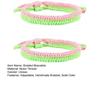 2 Pcs Friendship Bracelets Hand-woven Braided Rope Adjustable Woven Bracelet Symbolic Colors for Meaningful