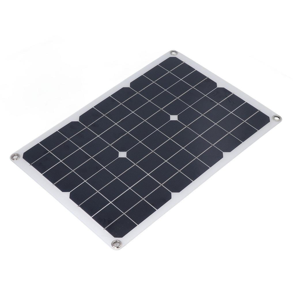 Solar Panel Flexible Waterproof Battery Charger Charge Board 20W Set Kit for Outdoor