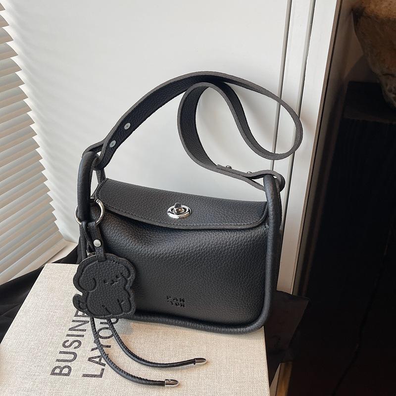 

Trend casual small square bag new simple and fashionable shoulder bag high-end messenger bag чёрный