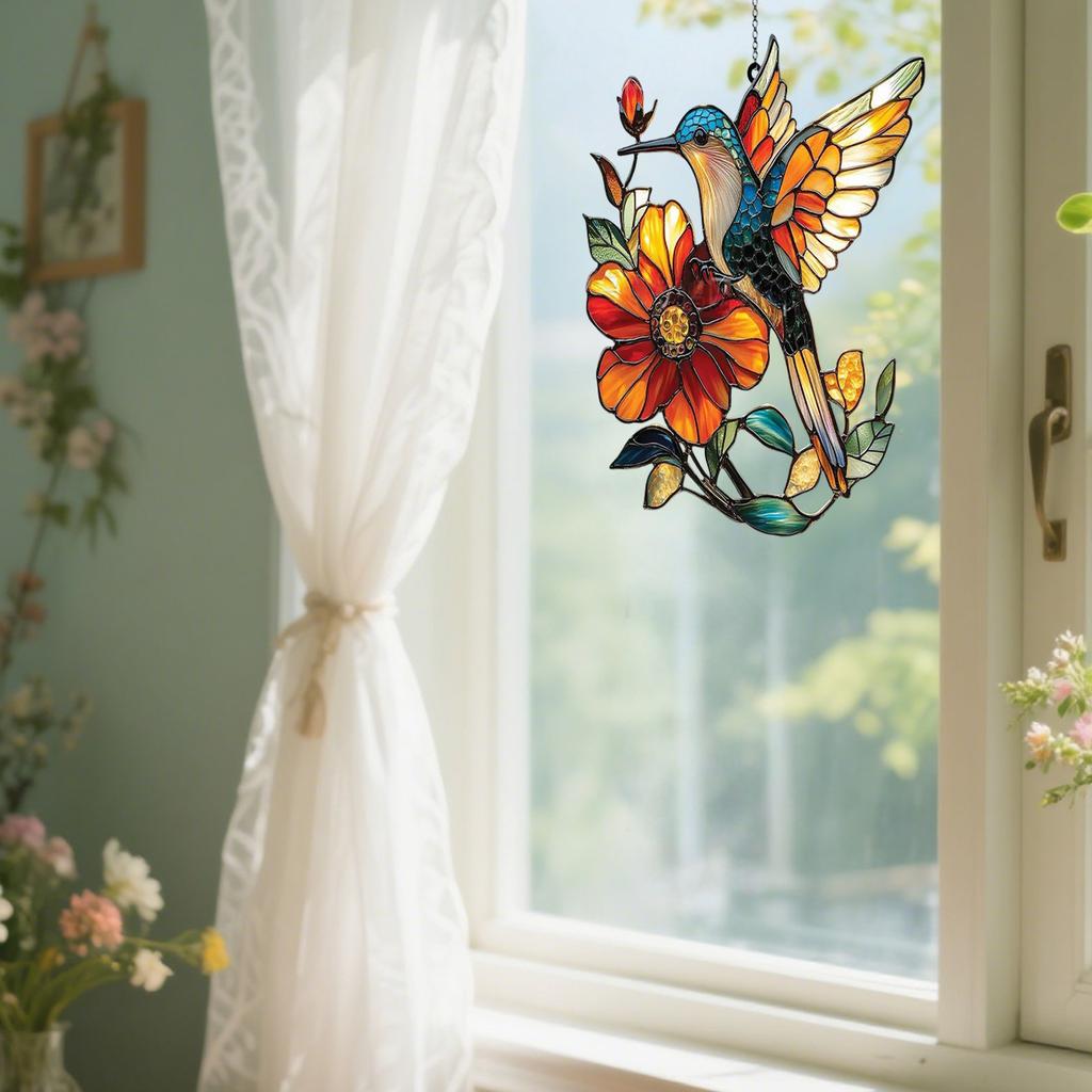 2D Color Light Catcher Imitation Color Iron Catcher Acrylic Window Decoration