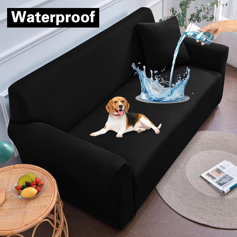 Water-Resistant Sofa Protector Elastic Sofa Cover Adjustable Armchair Couch Cover Corner Sofa Slipcover Furniture Protector 1Pc