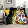 3D Printing D-Doraemon Anime Cartoon Blanket,Soft Throw Blanket for Home Bedroom Bed Sofa Picnic Travel Office Cover Blanket Kid