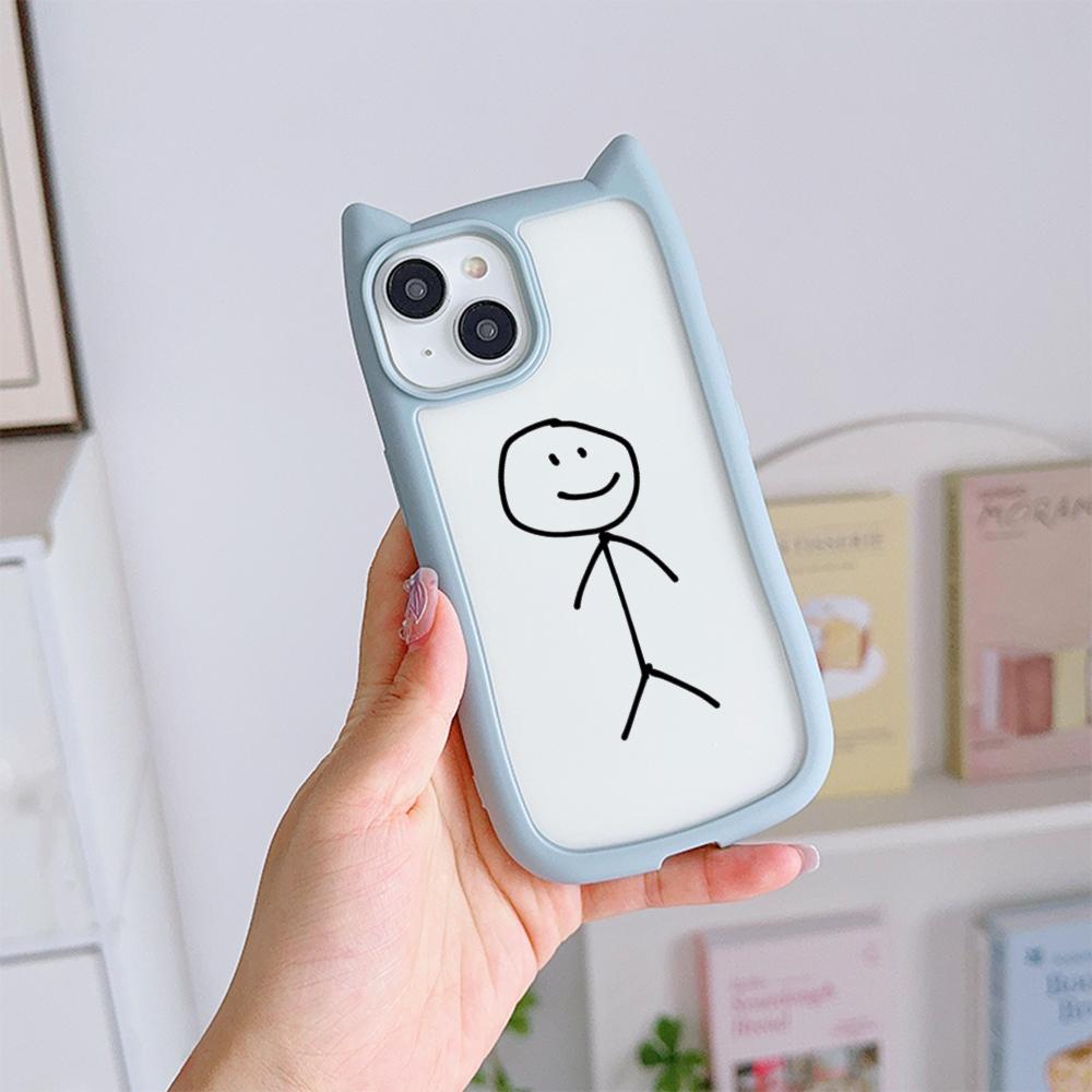 Мягкие чехлы для телефонов с кошачьими ушками для iPhone 16 15 13 12 11 Pro Max 14 Plus — фото 13