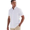 Henbury Mens Cotton Feel CoolPlus Short-Sleeved Shirt
