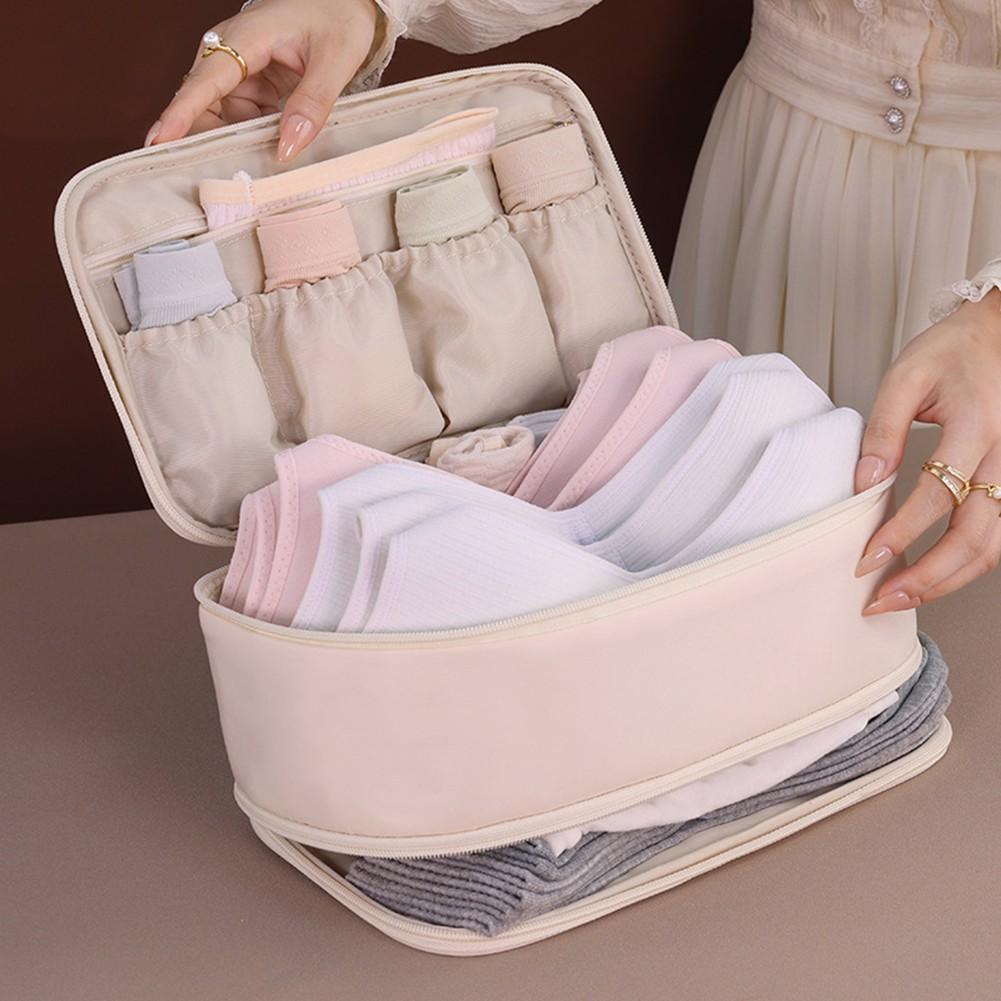 Portable Storage Bag for Travel Designed for Underwear and Small Accessories